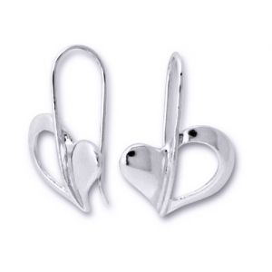 Cercei argint 925 rodiat cu inimioare [0]